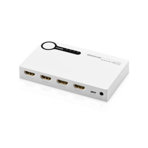 SAMA HDMI Splitter 1.3V Support 1080P With Remote Control, White-A/V Switchers-SAMA-brands-world.ca