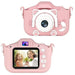 SAMA Kids Camera, Digital Dual Camera 20MP Camcorder Pink-Camcorder Batteries & Chargers-SAMA-brands-world.ca