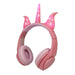 SAMA Kids light up cat ear Headset 3.5mm , Pink-Over-Ear Headphones-SAMA-brands-world.ca