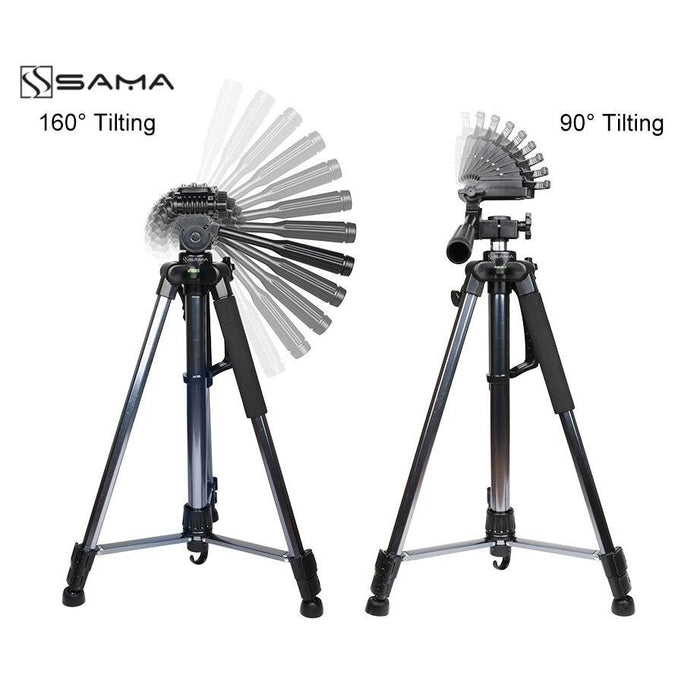 SAMA Lightweight Compact Tripod 61" with Adjustable Legs-Tripods-SAMA-brands-world.ca