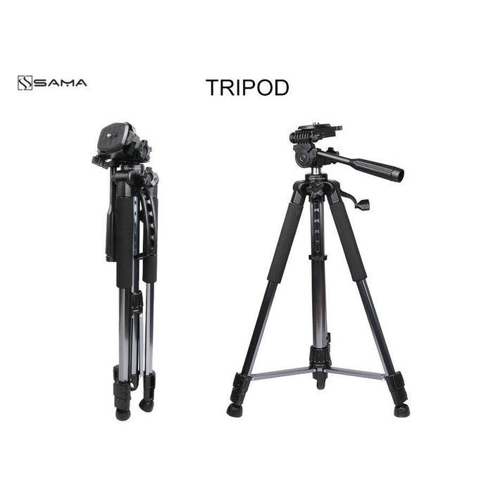 SAMA Lightweight Compact Tripod 61" with Adjustable Legs-Tripods-SAMA-brands-world.ca