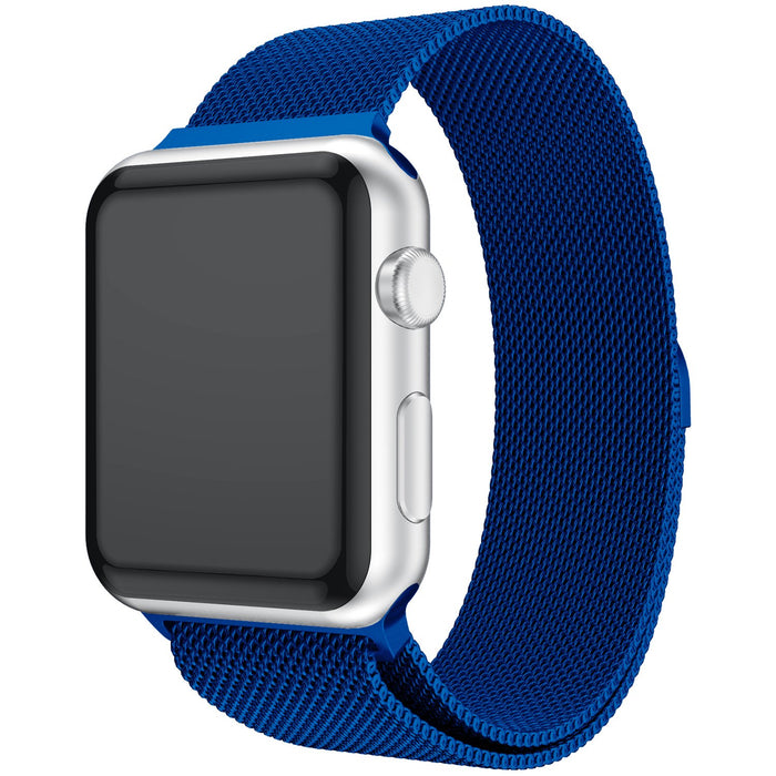 SAMA Magnetic Milanese Loop Stainless Steel Watch Bands 38/40mm For iWatch Series 5 4 3 2 1 Blue-Apple Watch Bands & Straps-SAMA-brands-world.ca