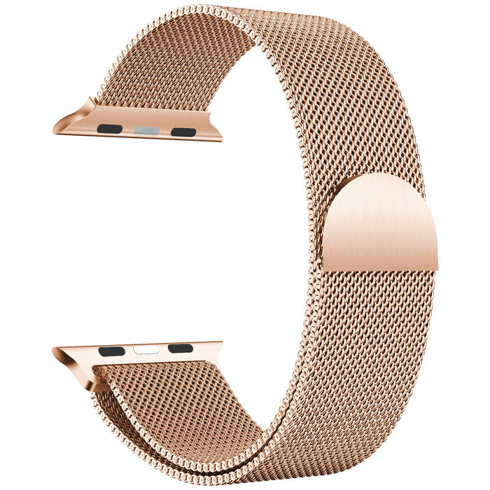 SAMA Magnetic Milanese Loop Stainless Steel Watch Bands 38/40mm For iWatch Series 5 4 3 2 1 Rose Gold-Apple Watch Bands & Straps-SAMA-brands-world.ca