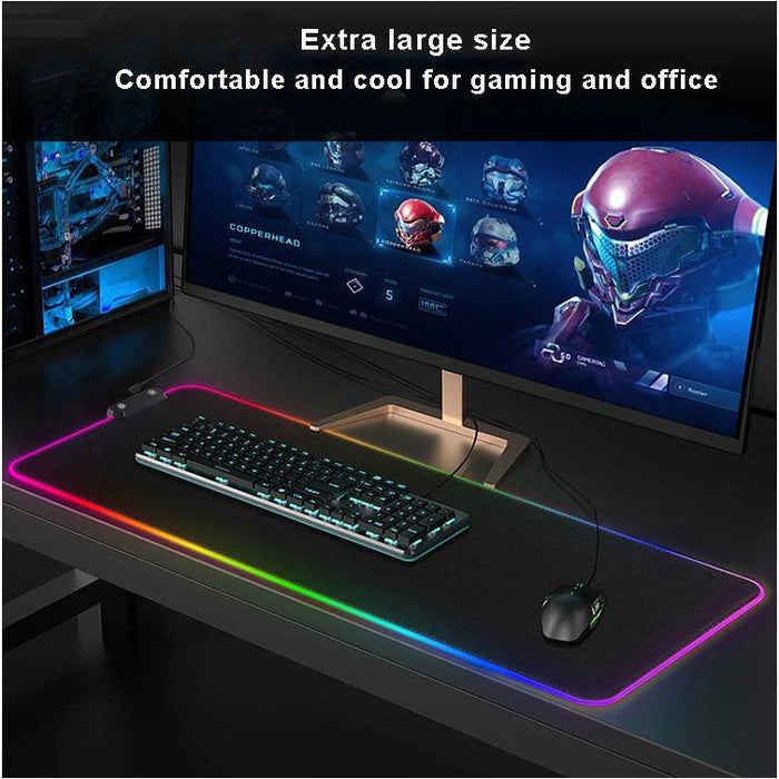 SAMA non-slip waterproof extra large RGB gaming mouse pad LED RGB-Mouse & Wrist Pads-SAMA-brands-world.ca