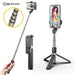 SAMA Portable Bluetooth Phone Selfie Stick Tripod with Remote Control for IOS Android-Tripods-SAMA-brands-world.ca