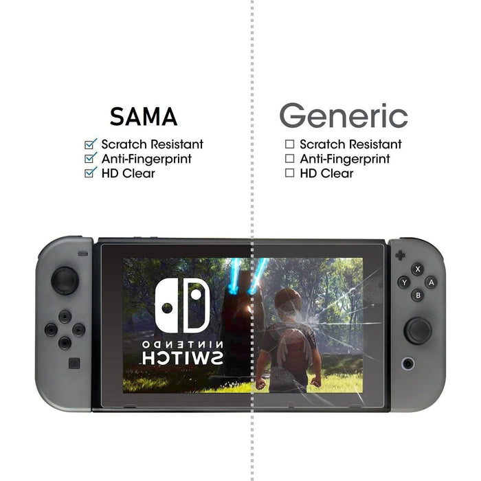 SAMA Premium Tempered Glass Screen Protector for Nintendo Switch Lite-Nintendo Switch Skins, Faceplates & Cases-SAMA-brands-world.ca