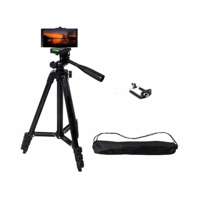 SAMA Professional Black Tripod 50" for Digital Camera DSLR & Smart Phone + Free remote & E Clip-Tripods-SAMA-brands-world.ca