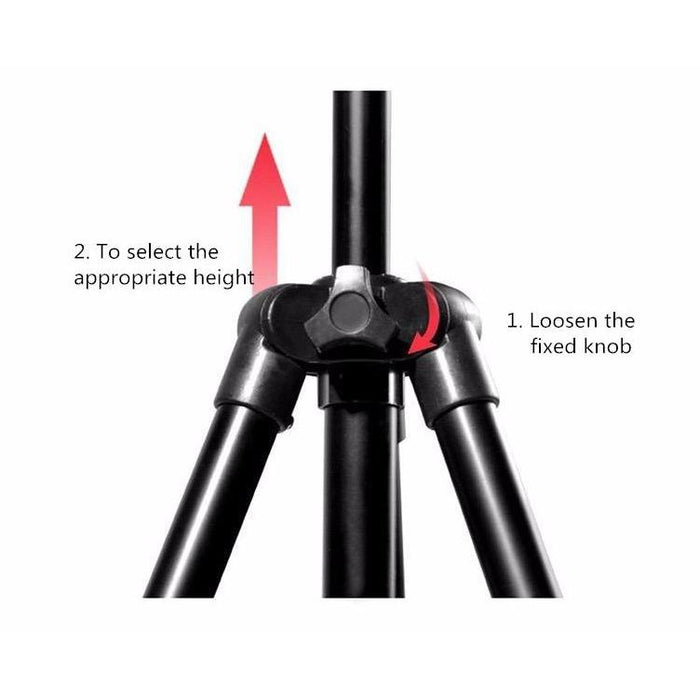 SAMA Professional Black Tripod 50" for Digital Camera DSLR & Smart Phone + Free remote & E Clip-Tripods-SAMA-brands-world.ca