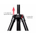 SAMA Professional Black Tripod 50" for Digital Camera DSLR & Smart Phone + Free remote & E Clip-Tripods-SAMA-brands-world.ca