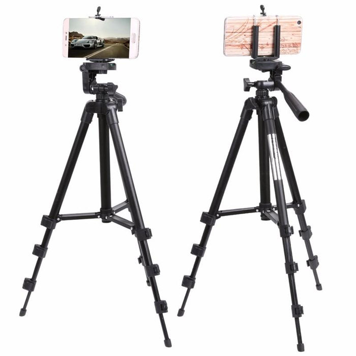 SAMA Professional Black Tripod 50" for Digital Camera DSLR & Smart Phone + Free remote & E Clip-Tripods-SAMA-brands-world.ca