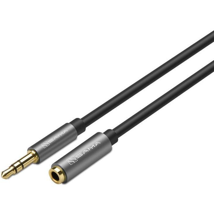 SAMA SA-10593 3.5mm Male to Female Extension Stereo Audio Extension Cable Adapter Gold Plated-Audio Cables-SAMA-brands-world.ca