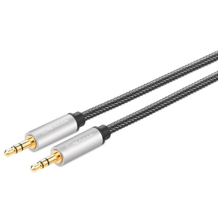 SAMA SA-10603 3. 5mm Male to Male Auxiliary Aux Stereo Professional HiFi Cable-Audio Cables-SAMA-brands-world.ca