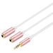 SAMA SA-10780 3.5mm Audio Stereo Y Splitter Cable 3.5mm Male to 2 Port 20cm-Audio Cables-SAMA-brands-world.ca
