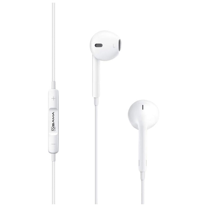 SAMA SA-312 Earphone With Mic 3.5mm plug Compatible with Apple iPhone 6s 6 5s 5 4s 4, and all other android Devices-Wired Earphone-SAMA-brands-world.ca