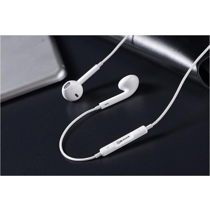 SAMA SA-312 Earphone With Mic 3.5mm plug Compatible with Apple iPhone 6s 6 5s 5 4s 4, and all other android Devices-Wired Earphone-SAMA-brands-world.ca