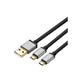 SAMA SA-40349 Dual Micro USB Splitter Charge Cable 1.5M-Micro USB Cable-SAMA-brands-world.ca