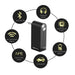 SAMA SA-50202 Wireless Bluetooth 4.1 Music Audio Receiver Adapter with Mic & battery-In-Car Bluetooth-SAMA-brands-world.ca