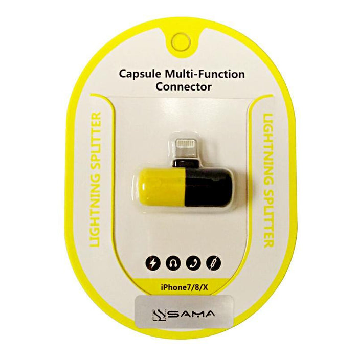 SAMA SA-GW621 	High quality 2 in 1 audio and charge splitter(capsule adapters)-Adapters-SAMA-brands-world.ca