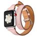 SAMA Slim Fit Double Tour Stitching Genuine Leather Band 38/40mm for Apple Watch Series 4 3 2 1 Rose Gold-Apple Watch Bands & Straps-SAMA-brands-world.ca