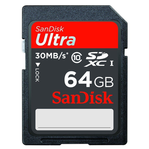 SanDisk Ultra 64GB SDXC Class 10/UHS-1 Flash Memory Card Speed Up to 30MB/s-SD, SDHC & SDXC Memory-SanDisk-brands-world.ca