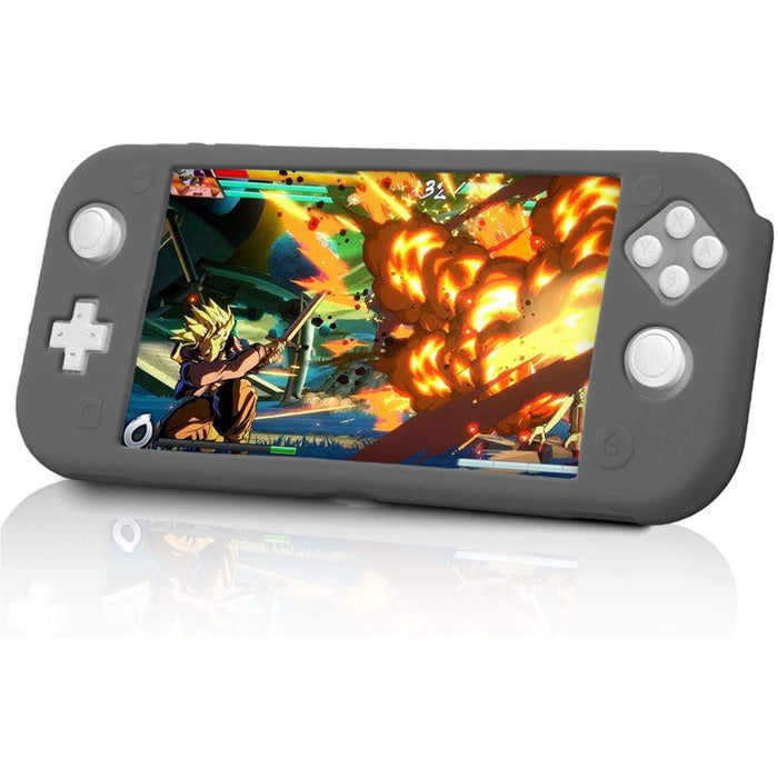 Silicone Case for Nintendo Switch Lite (Gray) Gray-Nintendo Switch Skins, Faceplates & Cases-HRATFUN-brands-world.ca