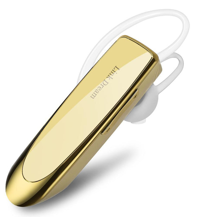 Single Ear Wireless Earphones 24 hrs In Ear Earphone Gold-Bluetooth Headsets-Link Dream-brands-world.ca