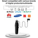 Smart Single Ear Wireless Earphones 12 hrs In Ear Earphone-Bluetooth Headsets-SAMA-brands-world.ca