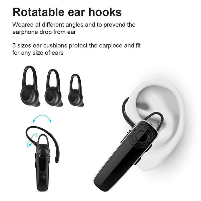 Smart Single Ear Wireless Earphones 12 hrs In Ear Earphone-Bluetooth Headsets-SAMA-brands-world.ca