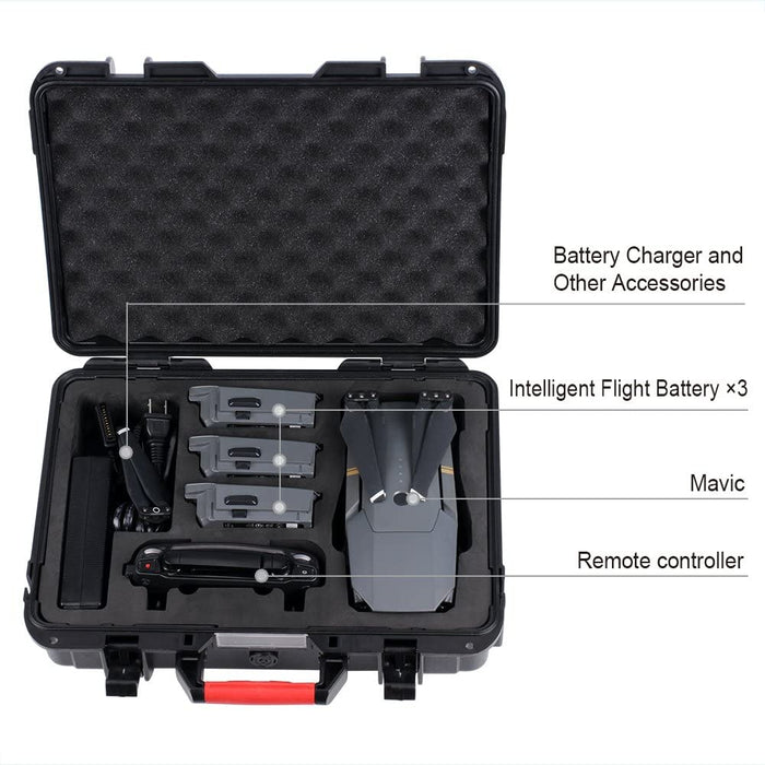 Smatree Waterproof Carry Case for DJI Mavic Pro/Mavic Platinum, Hard...-Selfie Sticks & Grips-SAMA-brands-world.ca