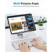 Tablet Stand, OMOTON Adjustable iPad Stand Holder Compatible with Silver-Tablet & iPad Stands-OMOTON-brands-world.ca