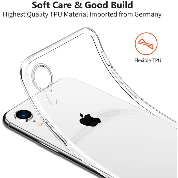 TORRAS Crystal Clear iPhone XR Case, Slim Soft TPU [Anti-Yellow] Cover-iPhone XR Cases-TORRAS-brands-world.ca