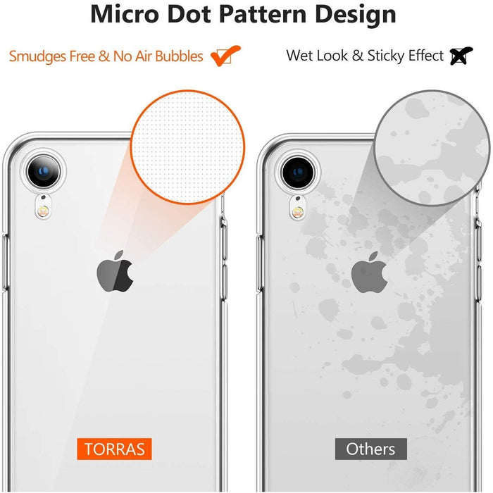 TORRAS Crystal Clear iPhone XR Case, Slim Soft TPU [Anti-Yellow] Cover-iPhone XR Cases-TORRAS-brands-world.ca