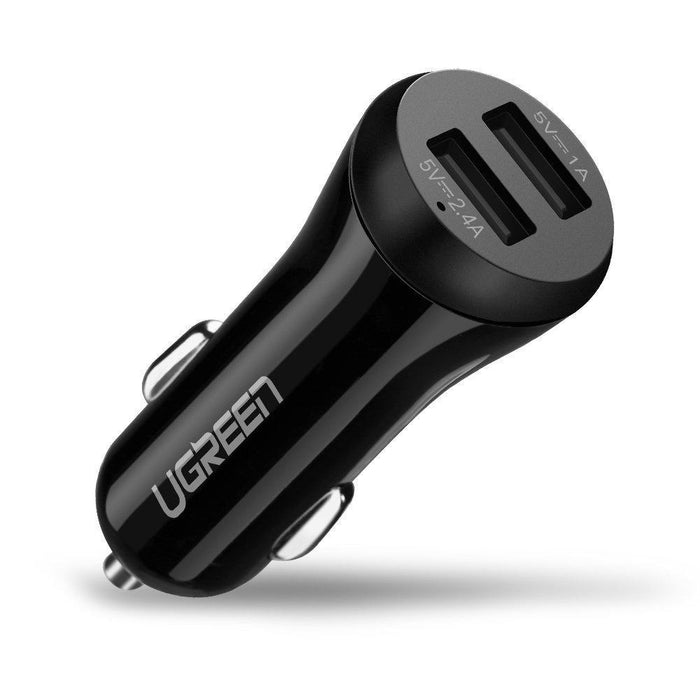 UGREEN 2 ports Dual-USB Car Charger 20392-USB Car Chargers-UGREEN-brands-world.ca