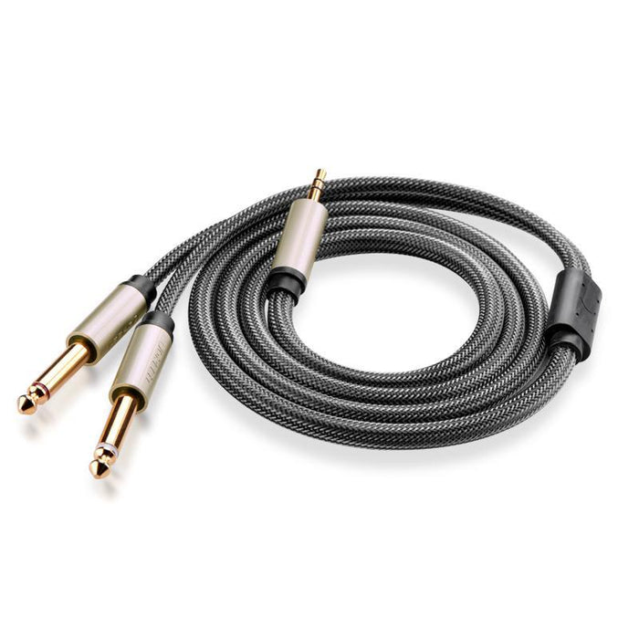 UGREEN 3.5MM to Dual 6.5MM Audio Cablepure copper wire core15U gold-plated, OD 4.5MM-Audio Cables-UGREEN-brands-world.ca