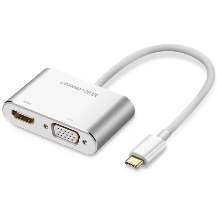 UGREEN 50317 USB-C to HDMI+VGA Converter Silver-Other Cables & Connectors-UGREEN-brands-world.ca