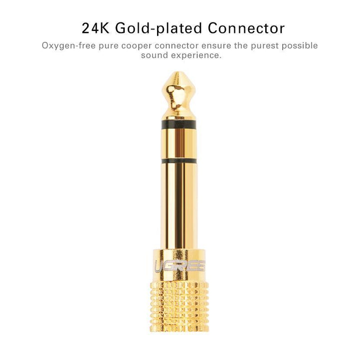 UGREEN 6.5mm Male to 3.5mm Female Adapter-Headphone Accessories-UGREEN-brands-world.ca