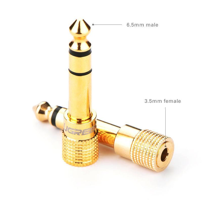 UGREEN 6.5mm Male to 3.5mm Female Adapter-Headphone Accessories-UGREEN-brands-world.ca