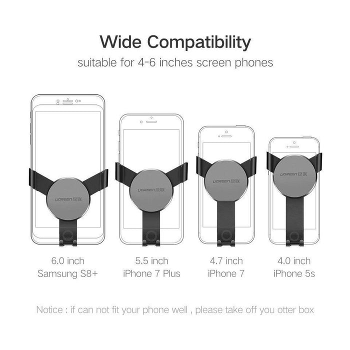 UGREEN CD Slot Outlet gravitational bracket-Cell Phone Car Mounts-UGREEN-brands-world.ca