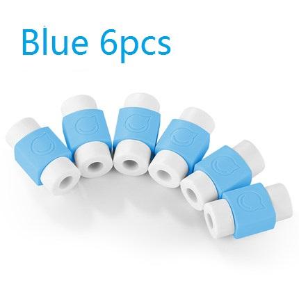 UGREEN Data cable tail protection sleeve Blue 6Pcs-Other Computer Accessories-UGREEN-brands-world.ca