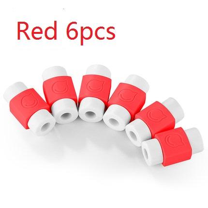 UGREEN Data cable tail protection sleeve Red 6Pcs-Other Computer Accessories-UGREEN-brands-world.ca