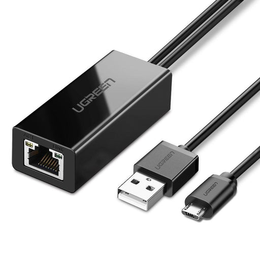 UGREEN Ethernet Adapter for Chromecast and Micro USB TV Sticks, to...-Wired Network Cards-UGREEN-brands-world.ca