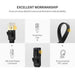 UGREEN Ethernet Cable Cat7 RJ45 Network Patch Cable Flat 10 Gigabit 600Mhz Lan Wire Cable Cord Shielded Black (10FT)-Ethernet Cables-UGREEN-brands-world.ca