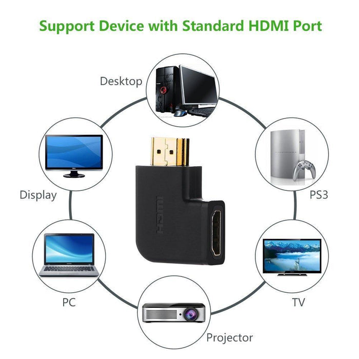 UGREEN HDMI Male to Female Adapter-Left-Adapters-UGREEN-brands-world.ca