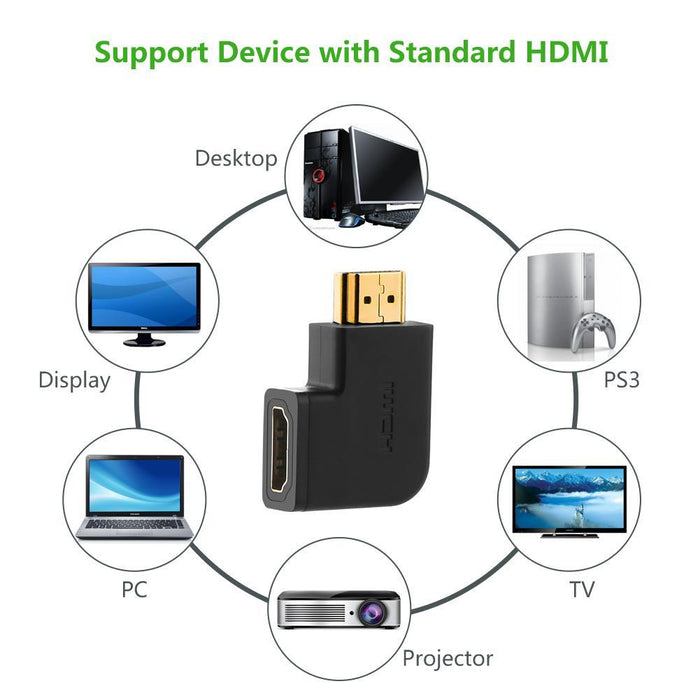 UGREEN HDMI Male to Female Adapter-Right-Adapters-UGREEN-brands-world.ca