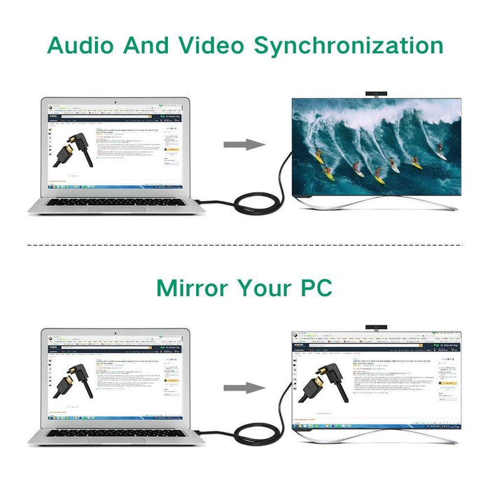 UGREEN HDMI Right Angle cable



Straight to Up-HDMI Cables-UGREEN-brands-world.ca