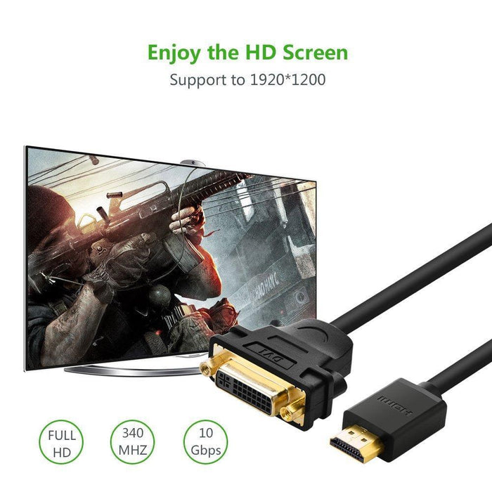 UGREEN HDMImale to DVI female adapter cable-External Video Display Adapters-UGREEN-brands-world.ca