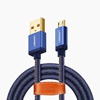 Ugreen Micro USB Cable Cowboy Braided Fast Charge & data Cable (6ft)-Micro USB Cable-UGREEN-brands-world.ca