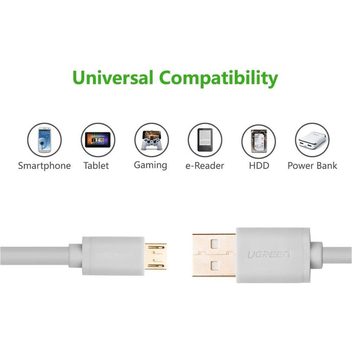 UGREEN Micro-USB male to USB male cable gold-plated 1.5 M-Micro USB Cable-UGREEN-brands-world.ca