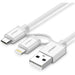 UGREEN Micro-USB to USB Cable with Lightning Adapter-USB Cables-UGREEN-brands-world.ca