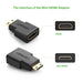 UGREEN Mini HDMI Male (Type C) to HDMI Female Adapter Gold Plated-Adapters-UGREEN-brands-world.ca